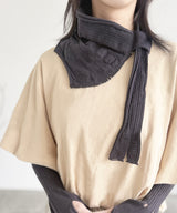 【 New】Deforme raschel Tippet / NM020N-95/ charcoal