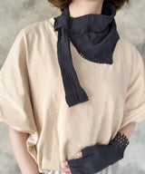 【tri.R】Flare Cropped Pants / NL086N-58/ d.b green