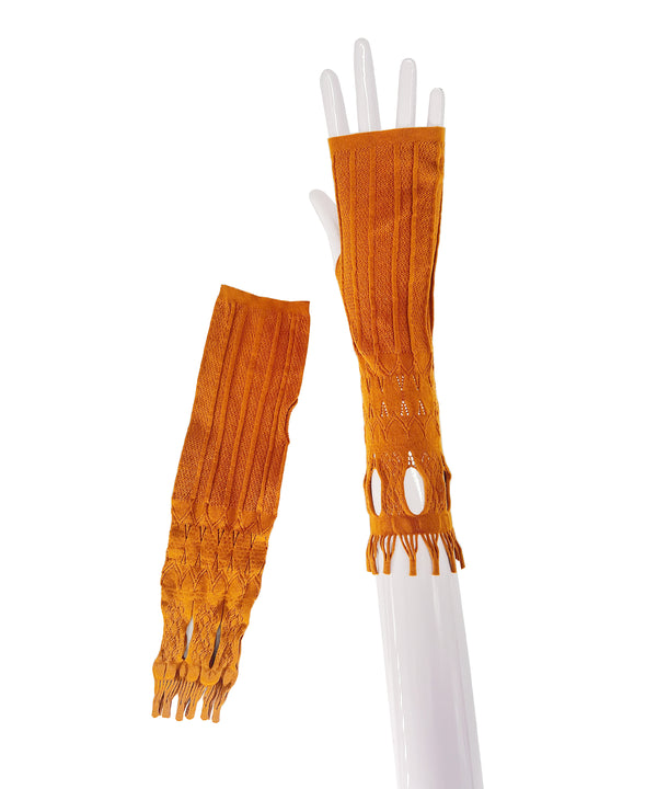 【 tri.R 】Fringe and holes  Arm cover  /  NR047N-28