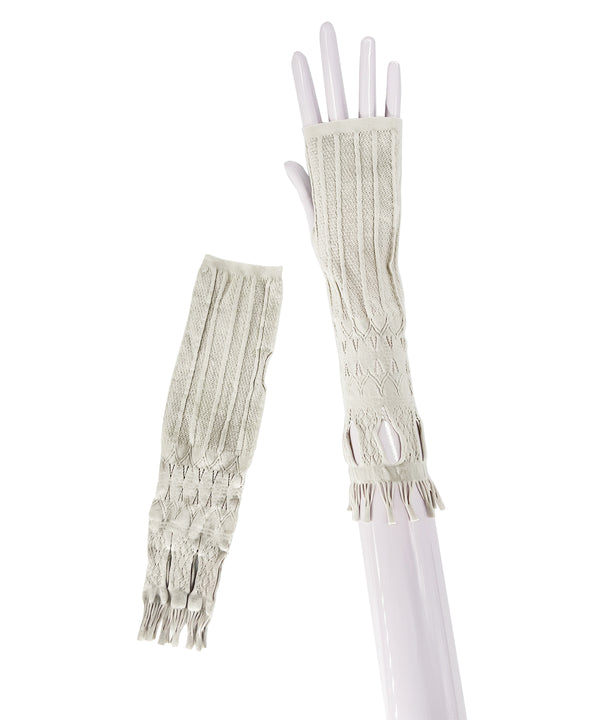 【 tri.R 】Fringe and holes  Arm cover  /  NR047N-91