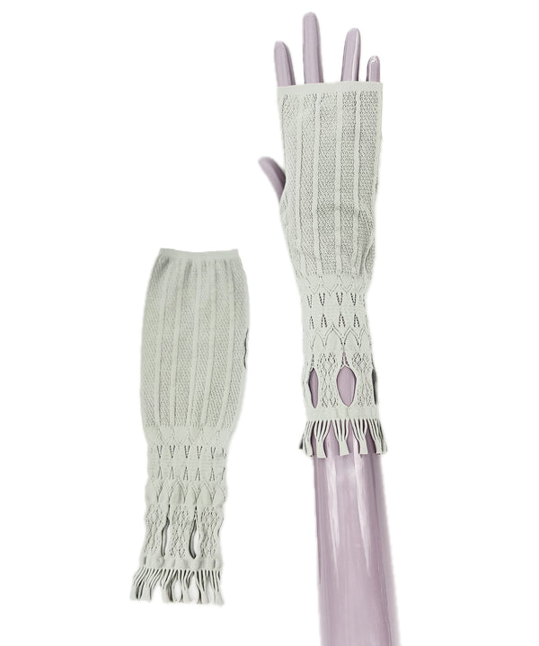 【 tri.R 】Fringe and holes  Arm&Legcover / NR047N-90