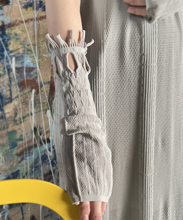 【 tri.R 】Fringe and holes  Arm&Legcover / NR047N-90