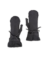 【 New】Ribbon Layered Mitten Gloves / NR071N-95/charcoal