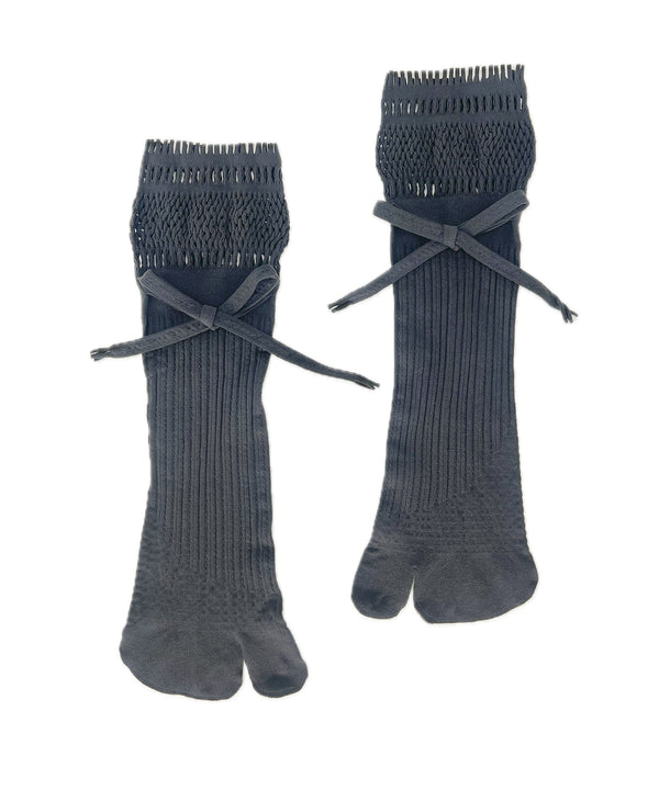 【 tri.R 】Ribbon tabi Socks  / NS354N-95