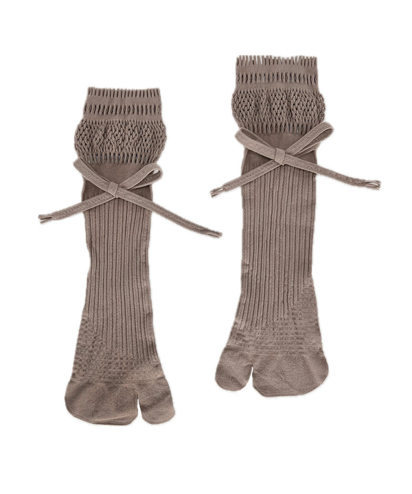 【 tri.R 】Ribbon tabi Socks  / NS354N-97