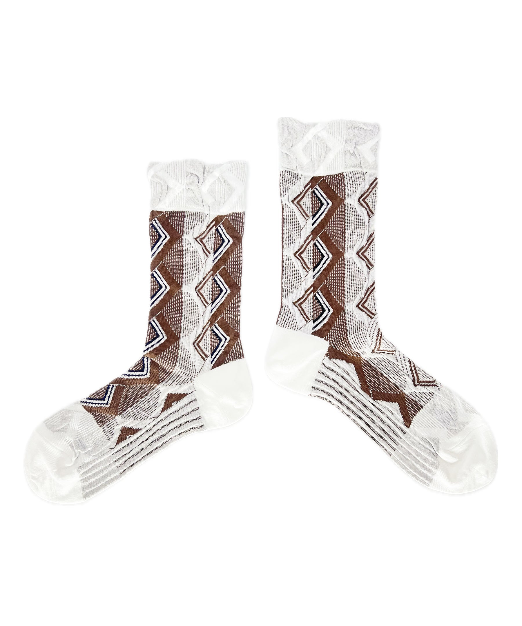 nonnette Socks】Diamond pattern Socks / NS361Y-91 – bec de