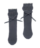 [tri.R] Ribbon Rib Socken / NS381N- 91/hellgrau
