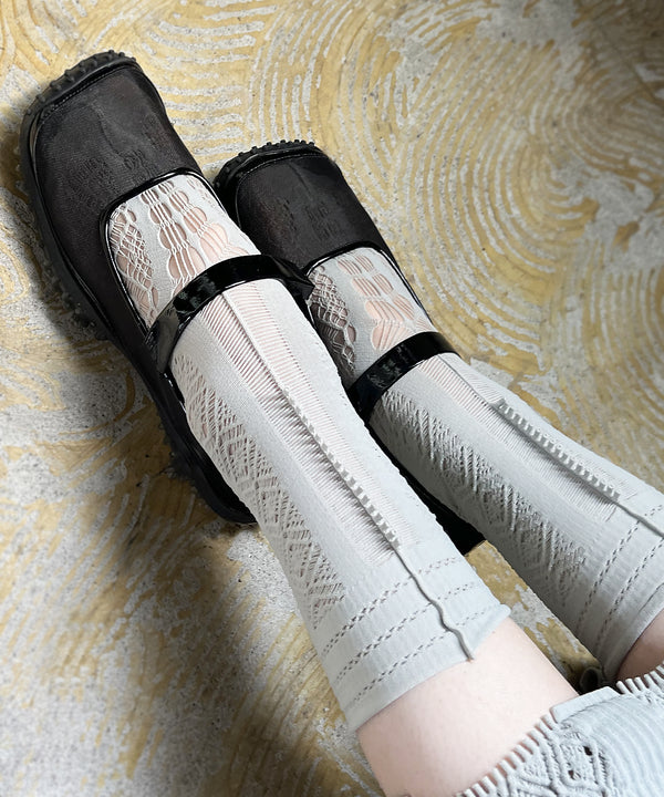 [ti.R] Classic lace Socks / NS384N-99