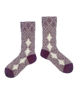 【nonnette Socks】Dia mix Wool Socks / NS395T-69