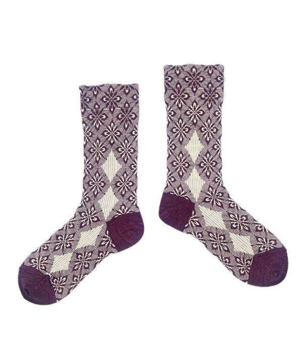 【nonnette Socks】Dia mix Wool Socks / NS395T-69