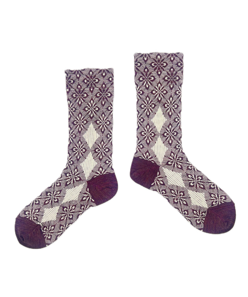 【nonnette Socks】Dia mix Wool Socks / NS395T-69