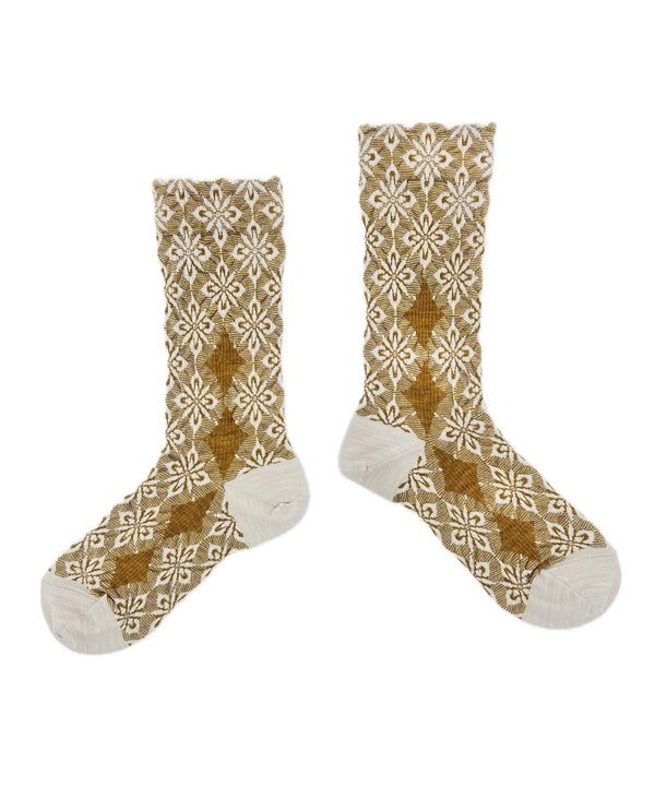 【nonnette Socks】Dia mix Wool Socks / NS395T-91