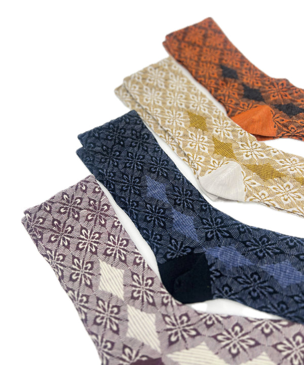 【nonnette Socks】Dia mix Wool Socks / NS395T-28