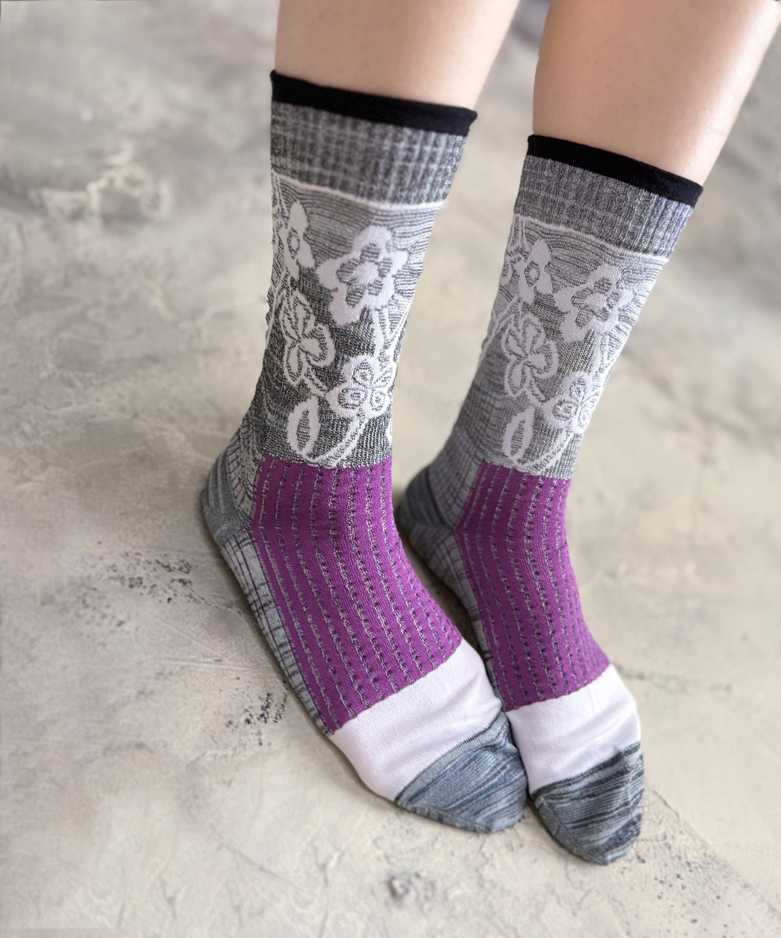 nonnette Socks】Waterside flower Socks / NS400Y-91 – bec de