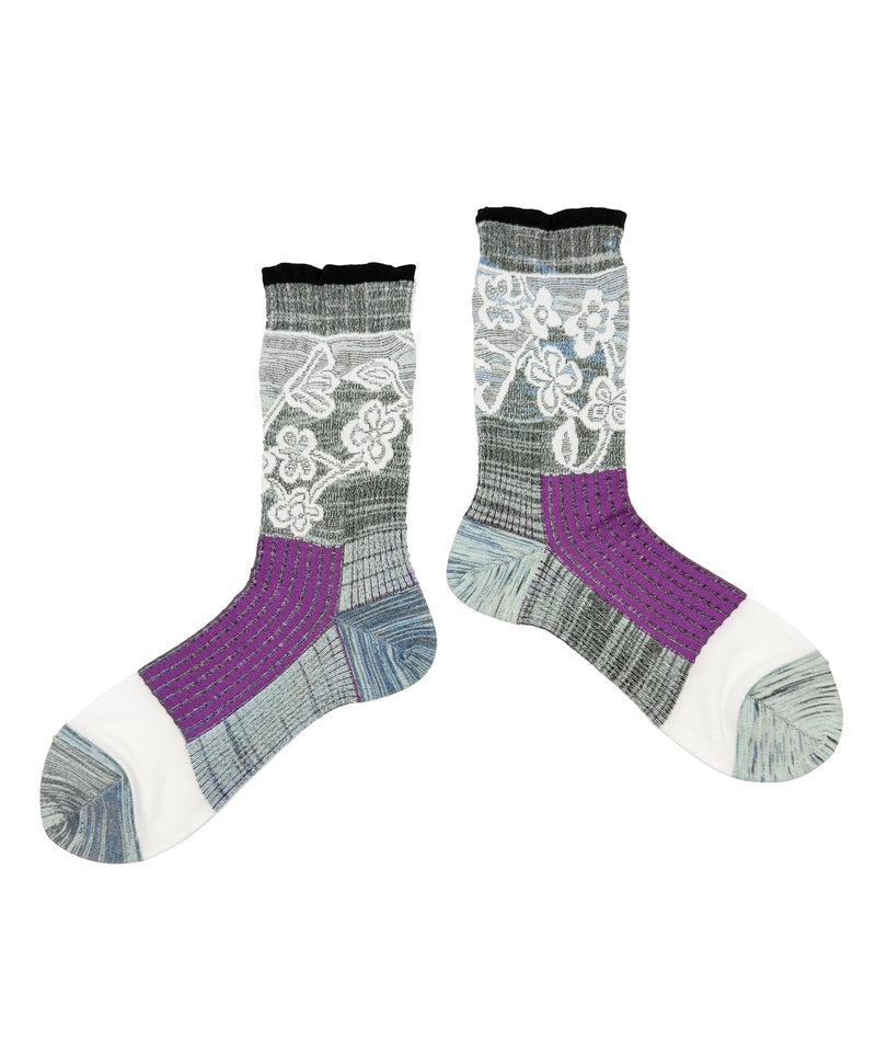 nonnette Socks】Waterside flower Socks / NS400Y-91 – bec de