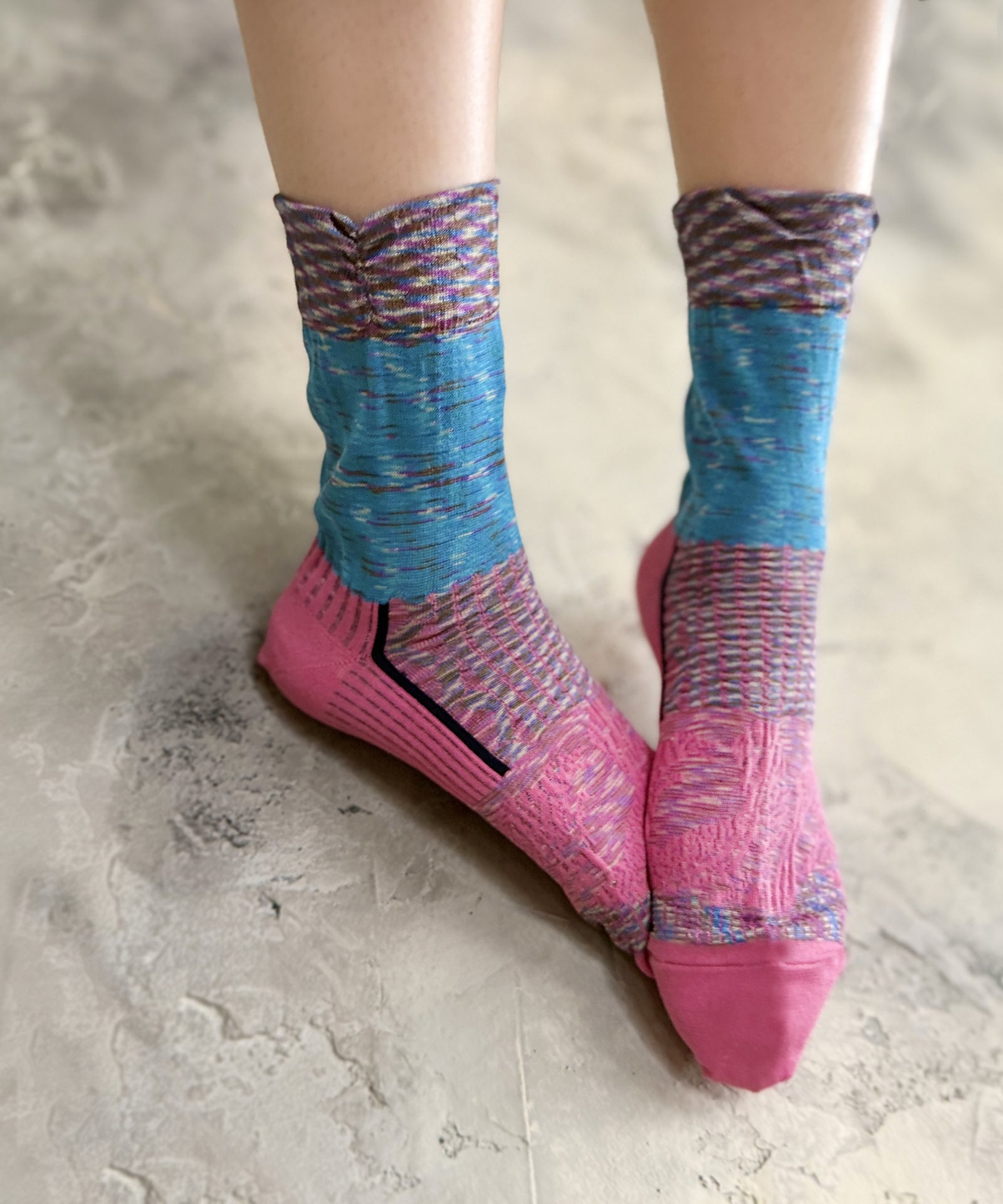nonnette Socks】Mix pattern color Socks / NS402Y-34 – bec de
