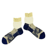 [nonnette Socks] Narcissus Wool Socks / NS394T-95