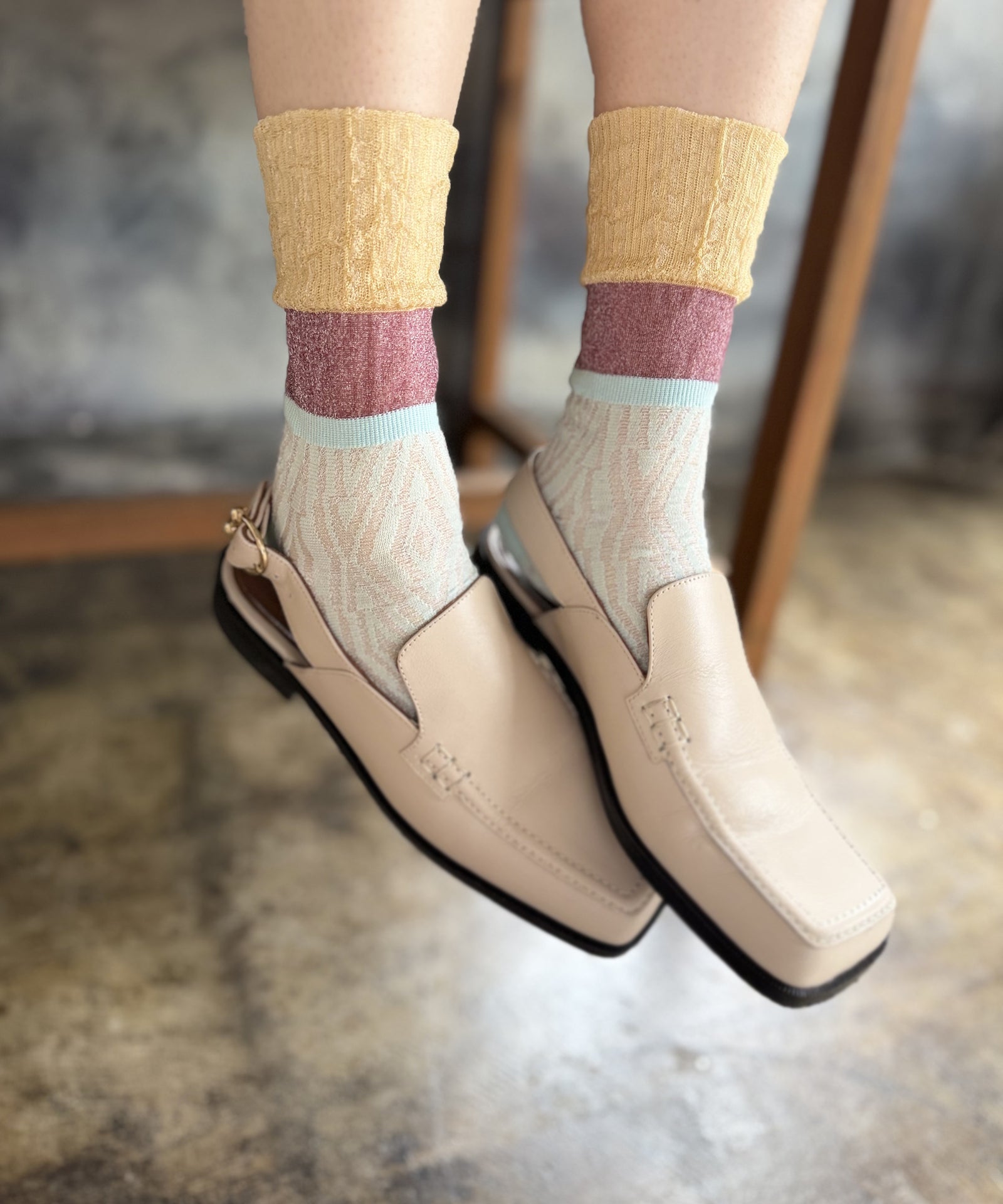 nonnette Socks】Three color lace Socks / NS404T-74 – bec de