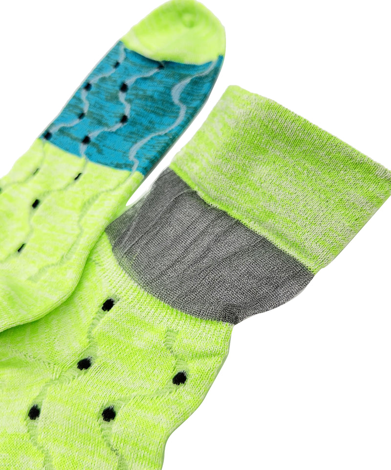 nonnette Socks】Japanese paper wave line Socks / NS407Y-54 – bec