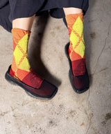 [Nonnette-Socken] Narzissen-Wollsocken / NS394T-95