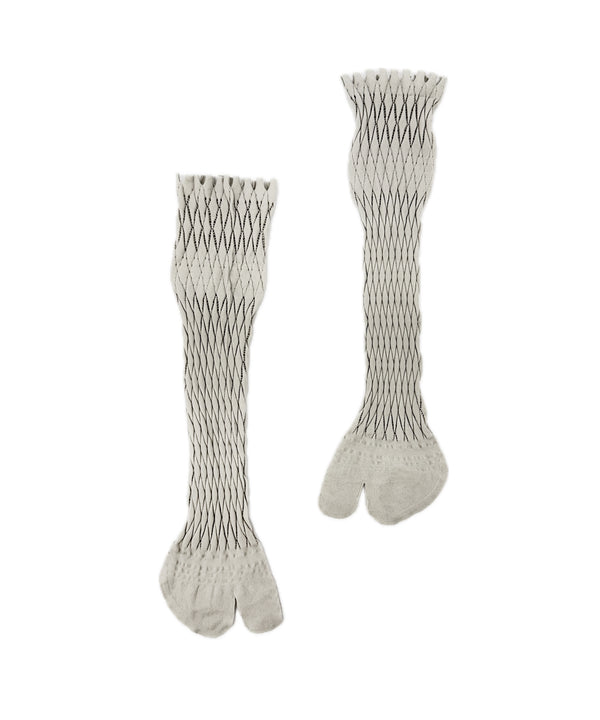 tri.R 】Bumpy lace Tabi Socks / NS413N-91/light gray – bec de