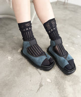 [tri.R]Rüschensocken hinten / NS385N-95/Anthrazit