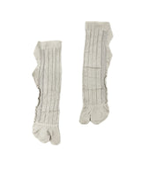 [tri.R]Back ruffle socks / NS385N-95/charcoal