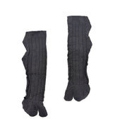[tri.R]Back ruffle socks / NS385N-95/charcoal