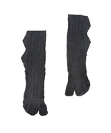 [tri.R]Back ruffle socks / NS385N-95/charcoal