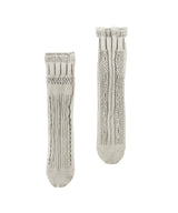 [tri.R]Back ruffle socks / NS385N-95/charcoal