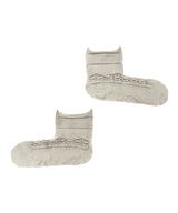 [tri.R]Back ruffle socks / NS385N-95/charcoal