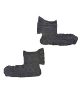 [tri.R]Back ruffle socks / NS385N-95/charcoal