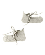 [ti.R] Ribbon lace socks / NS386N-95/charcoal