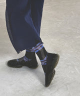 [tri.R]Back ruffle socks / NS385N-95/charcoal