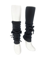 【 tri.R 】 Ribbon raschel Leg warmer / NW032N-99