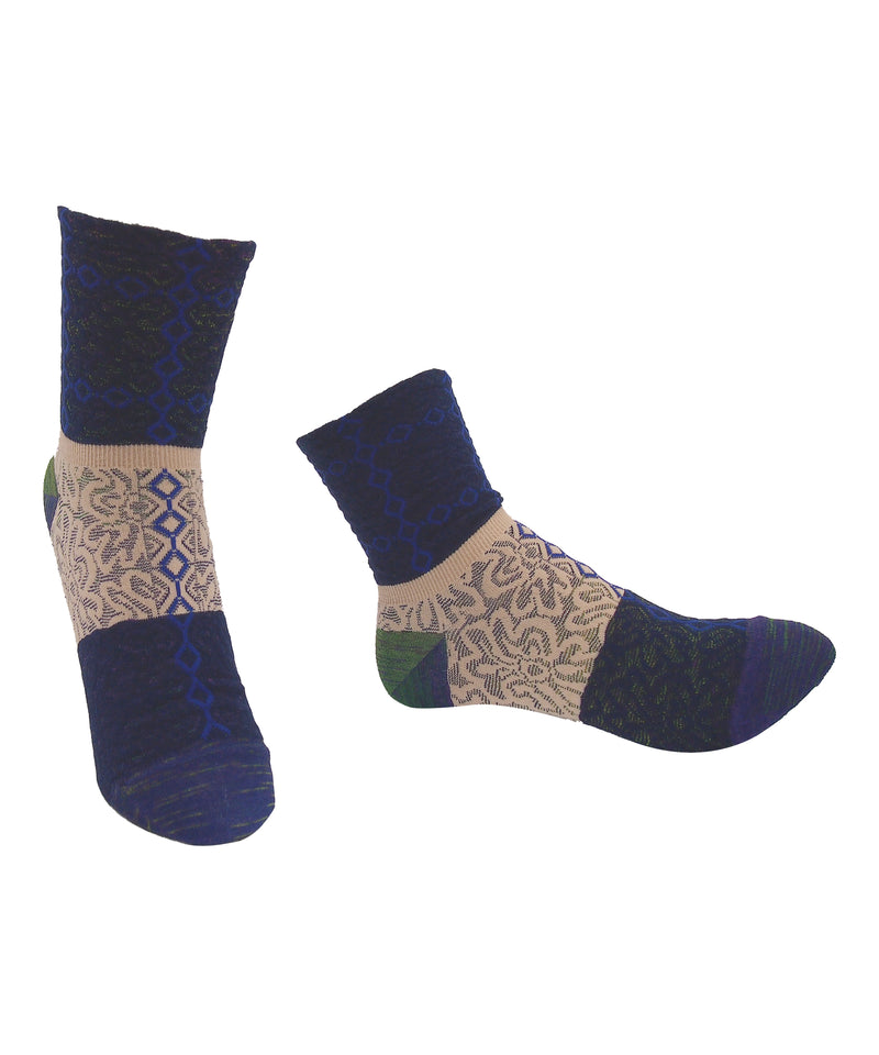 [Socken] Blumengeometrie-Socken NS280T-88