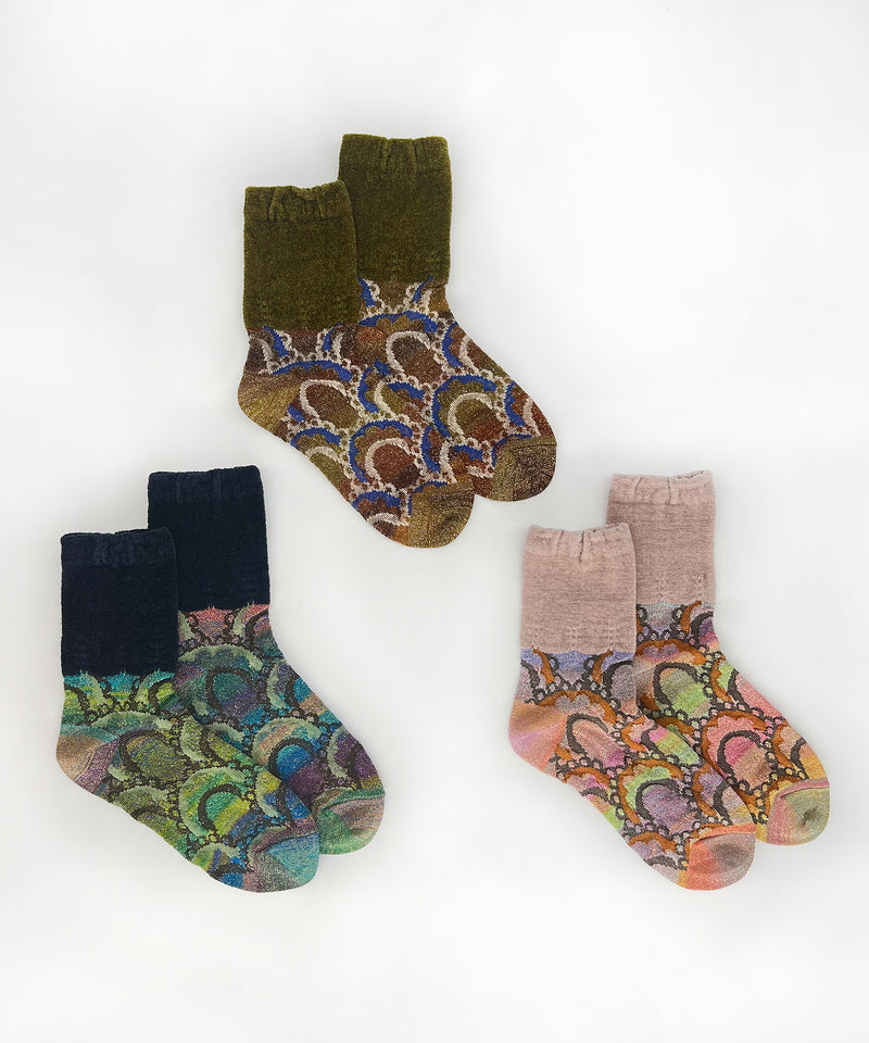 【Socks】Waterside flowers Socks NS284T-99